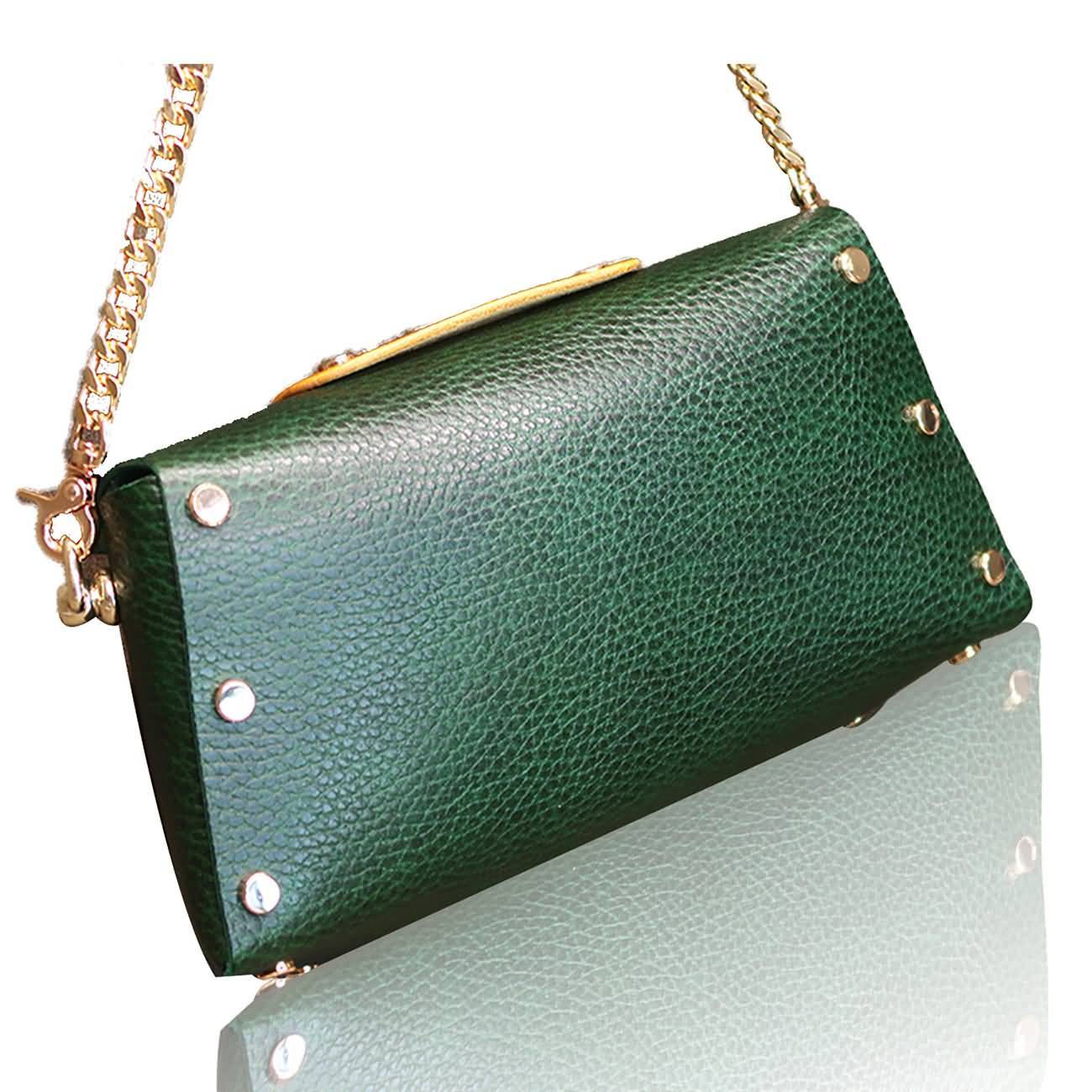 RAIKOU Damen Handtasche aus pflanzlich gegerbtem Leder italienische Lederwaren  Abendtasche Echt-Leder Schultertasche Umhängetasche schönes Vintage Design Vegetable-tanned leather cross-body bag