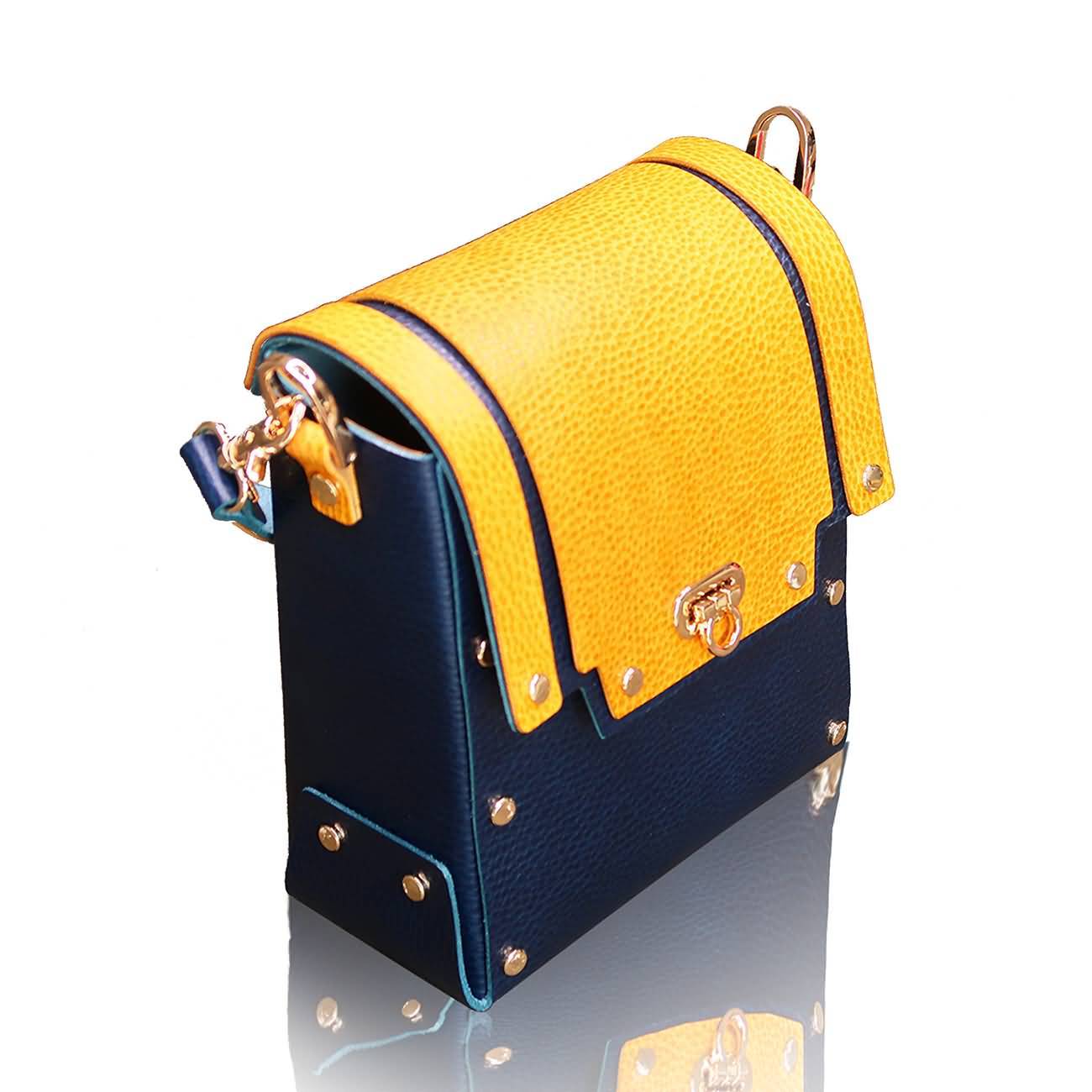 RAIKOU Damen Handtasche aus pflanzlich gegerbtem Leder italienische Lederwaren  Abendtasche Echt-Leder Schultertasche Umhängetasche schönes Vintage Design Vegetable-tanned leatherhandbag