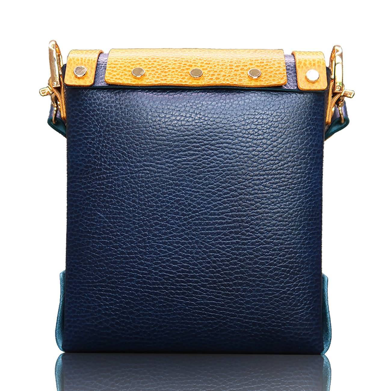 RAIKOU Damen Handtasche aus pflanzlich gegerbtem Leder italienische Lederwaren  Abendtasche Echt-Leder Schultertasche Umhängetasche schönes Vintage Design Vegetable-tanned leatherhandbag