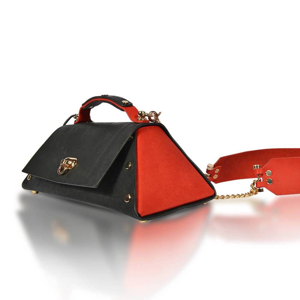 RAIKOU Damen Handtasche aus pflanzlich gegerbtem Leder italienische Lederwaren  Abendtasche Echt-Leder Schultertasche Umhängetasche schönes Vintage Design Vegetable-tanned leather shoulder bag