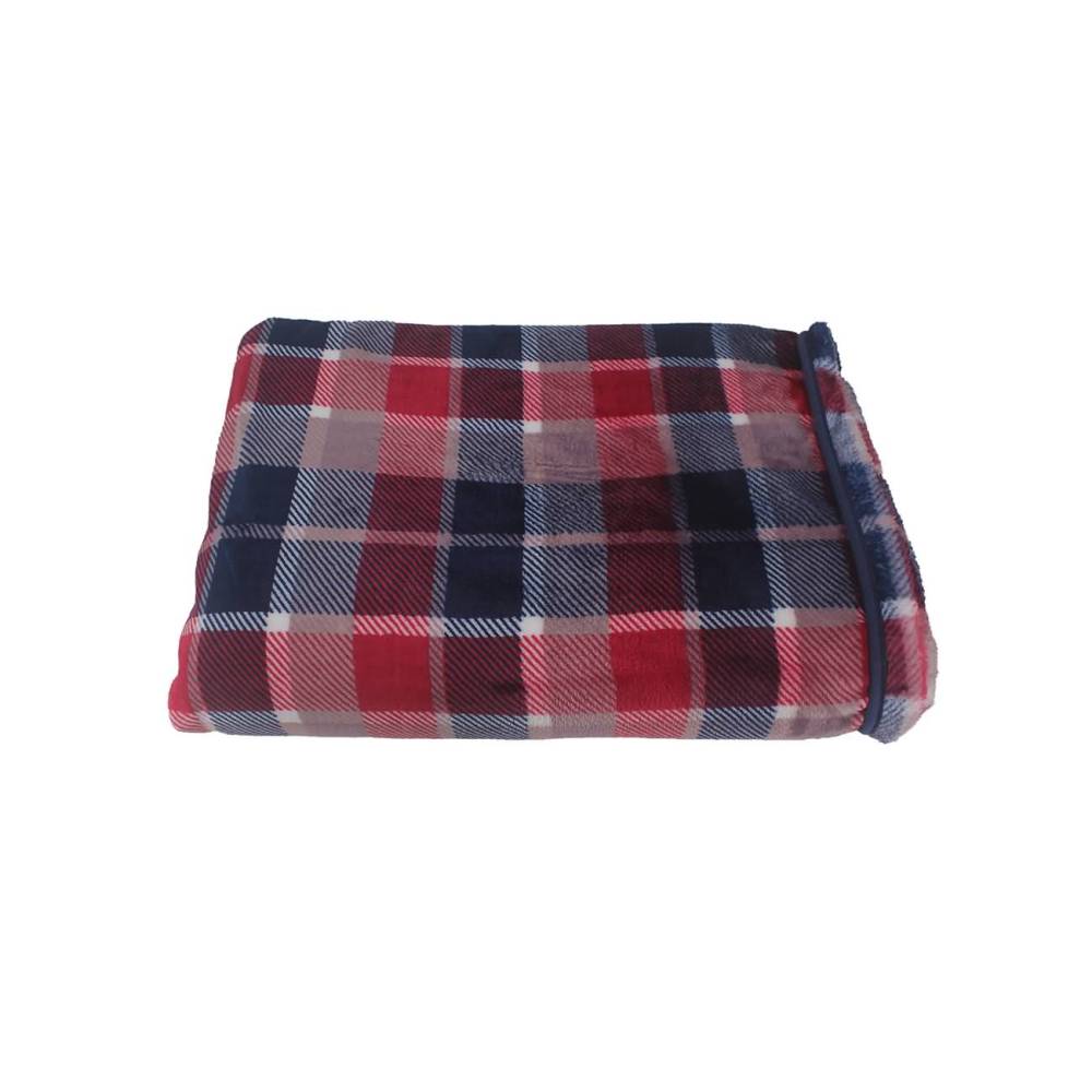 RAIKOU Wohn- und Kuscheldecke Flanelldecke Extra Weich Und Anschmiegsam Mit Hochwertiger Bandeinfassung, 4 Größen