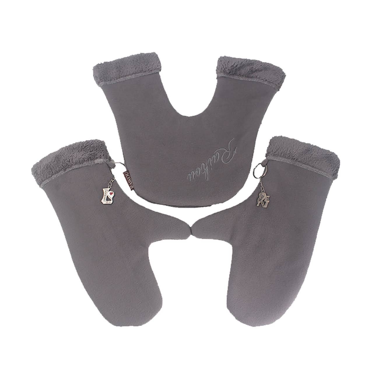Raikou Warme Partnerhandschuhe Paar-Schlüsselanhänger  Für Verliebte Paare Winter Handschuhe zum Händchenhalten, one size