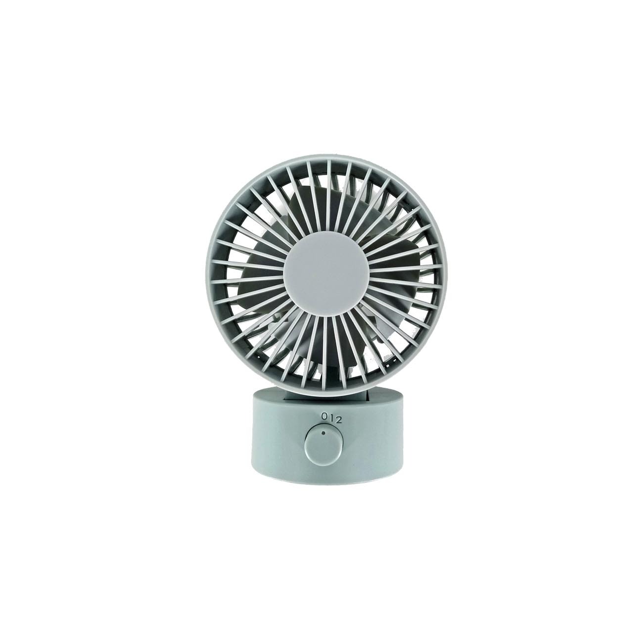 RAIKOU Mini USB Turbo Ventilator Tischventilator USB Geräuscharmer Desk Fan Büro desktop Lüfter Neigbar, Mit An/Ausschalter