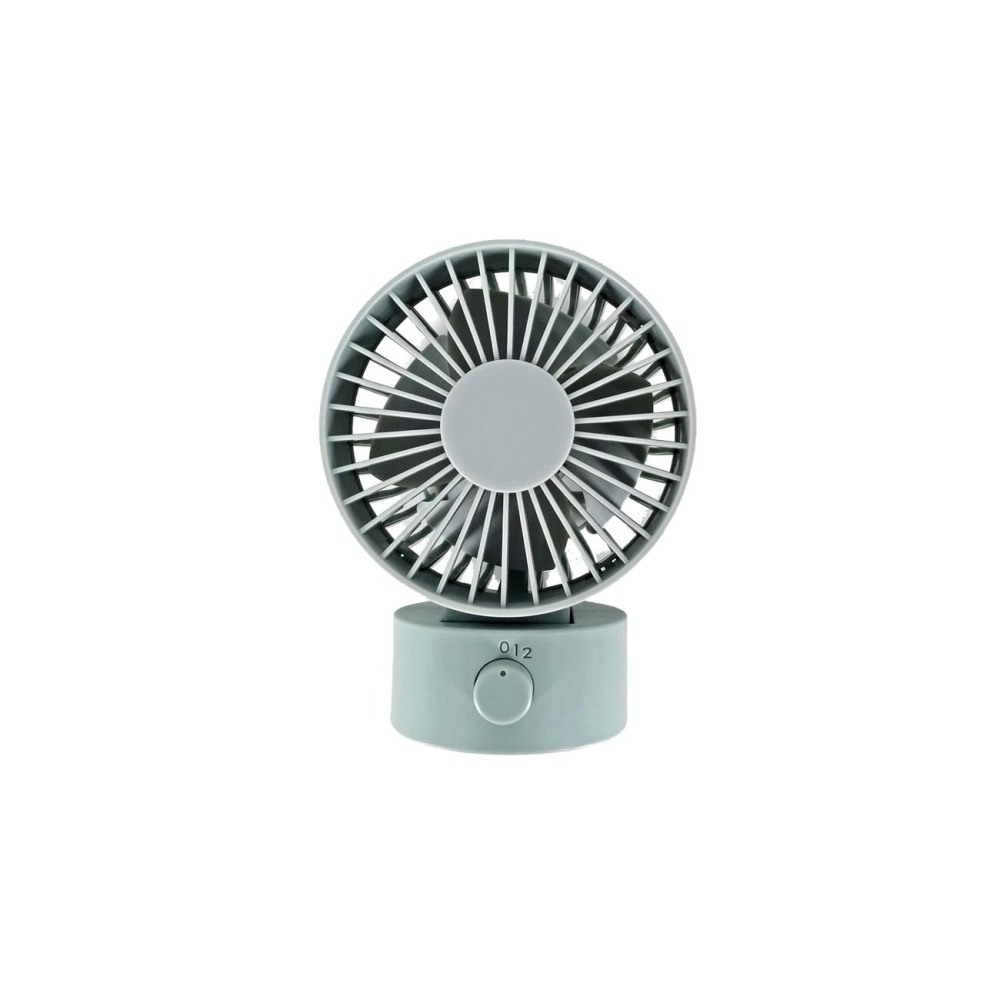 RAIKOU Mini USB Turbo Ventilator Tischventilator USB Geräuscharmer Desk Fan Büro desktop Lüfter Neigbar, Mit An/Ausschalter