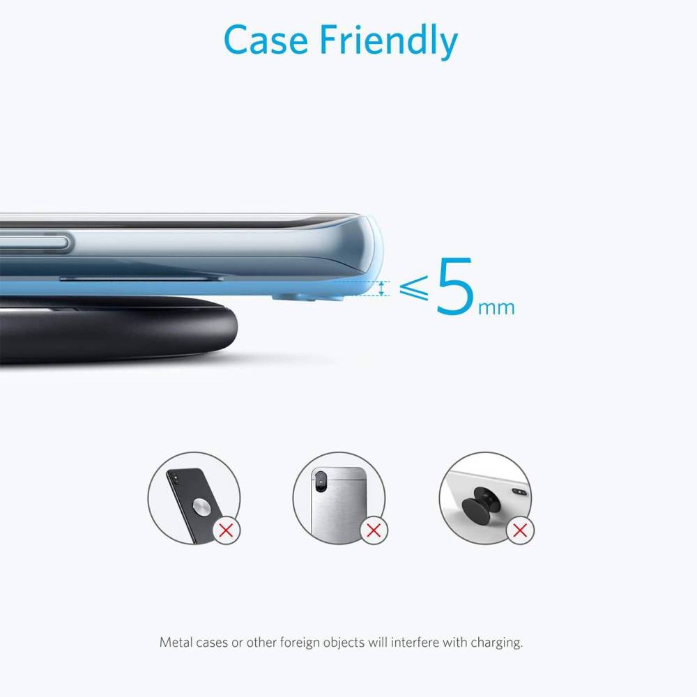 Maity Kabellose Ladestation Wireless Charger Handy Ladegerät kabellos Induktive Aufladestation für Handys