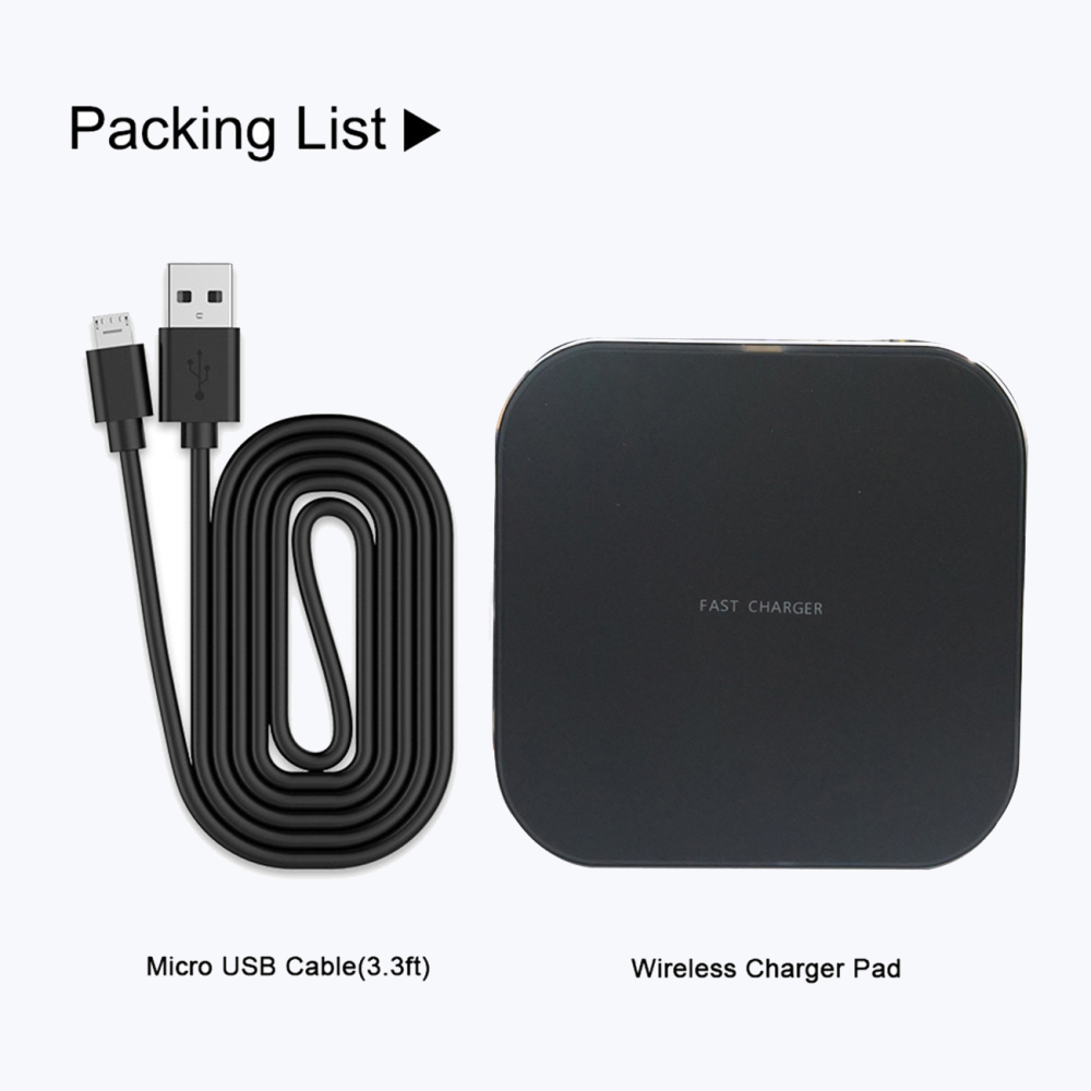 Kabellose Ladestation Wireless Charger Handy Ladegerät kabellos Induktive Aufladestation für Handys