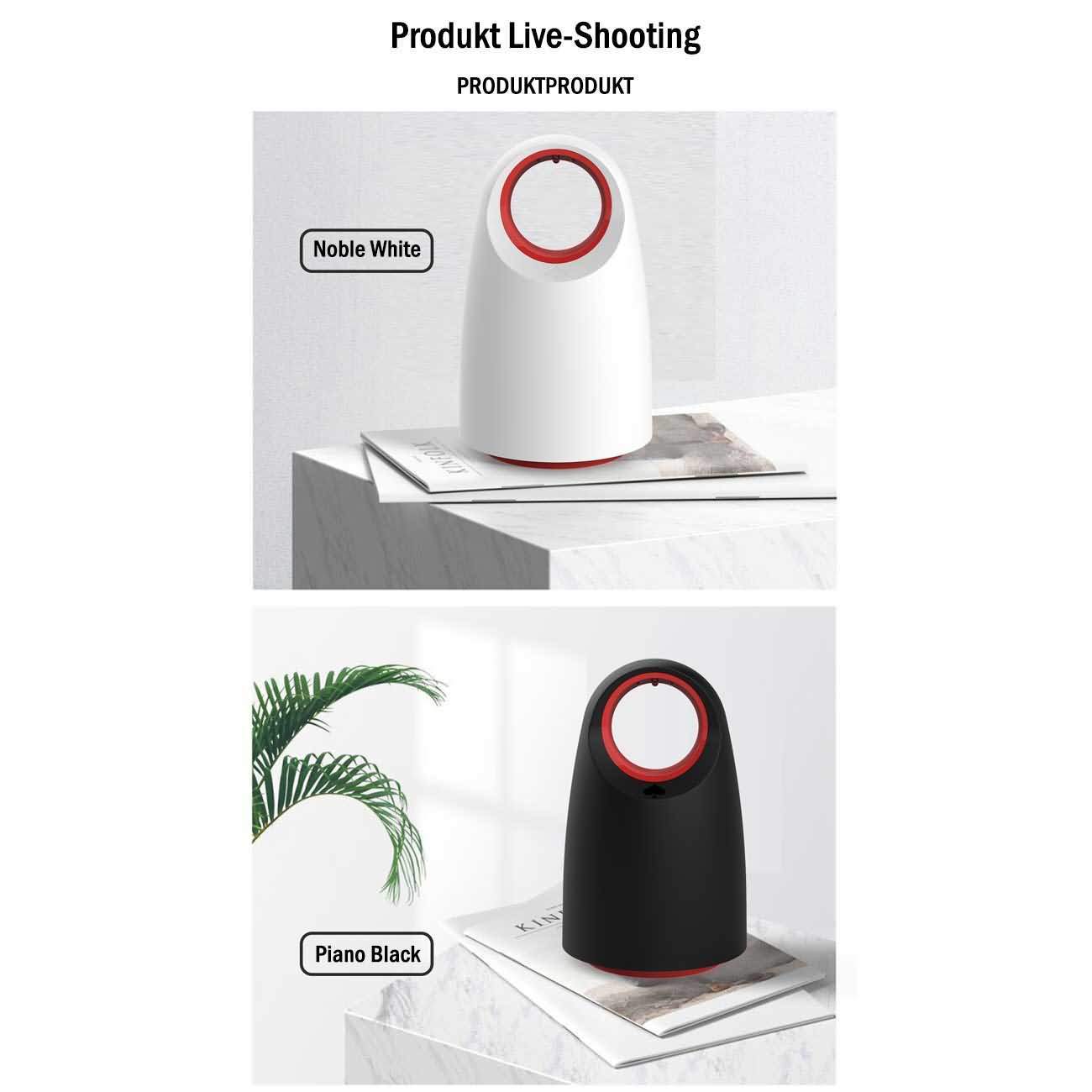 Mückenlampe, Tragbare USB UV-LED Moskito Lampe, Insektenfalle durch Licht und Luft Fluginsektenvernichter, durch Reine physikalische Mückenbekämpfung, Moskito-Killer-Lampe (M/S-A19105,Weiß)