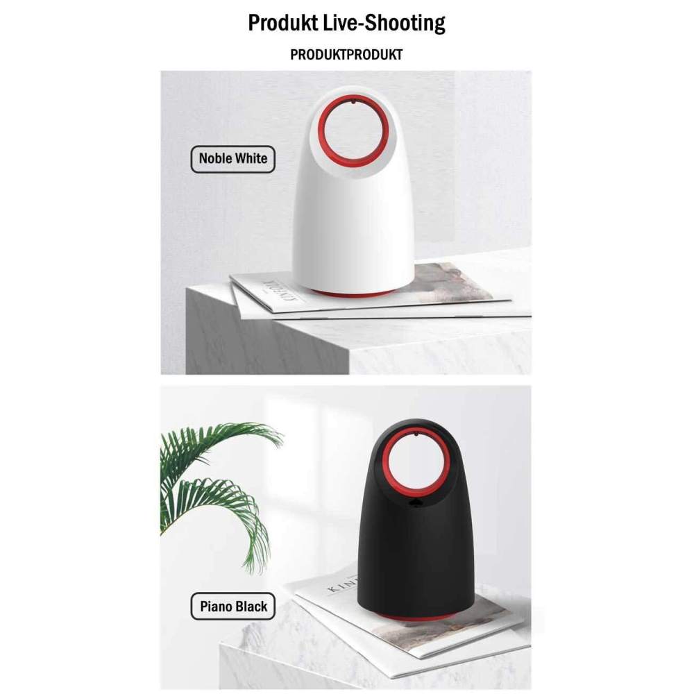 Mückenlampe, Tragbare USB UV-LED Moskito Lampe, Insektenfalle durch Licht und Luft Fluginsektenvernichter, durch Reine physikalische Mückenbekämpfung, Moskito-Killer-Lampe (M/S-A19105,Weiß)