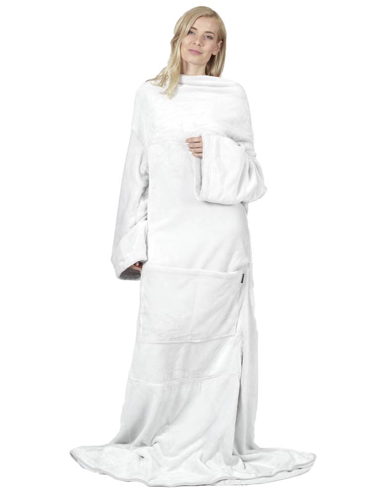 RAIKOU Multifunktionale Flanell-Decke, unter anderem verwendbar als multifunktionale warme Kissenhülle.