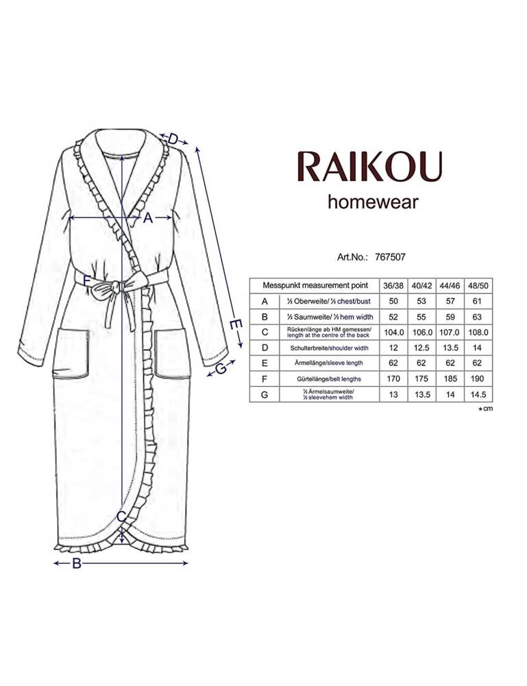 RAIKOU Damen Eleganter Bademantel für Damen|Sauna-Mantel mit Schalkragen | Mikrofaser, Coral Fleece