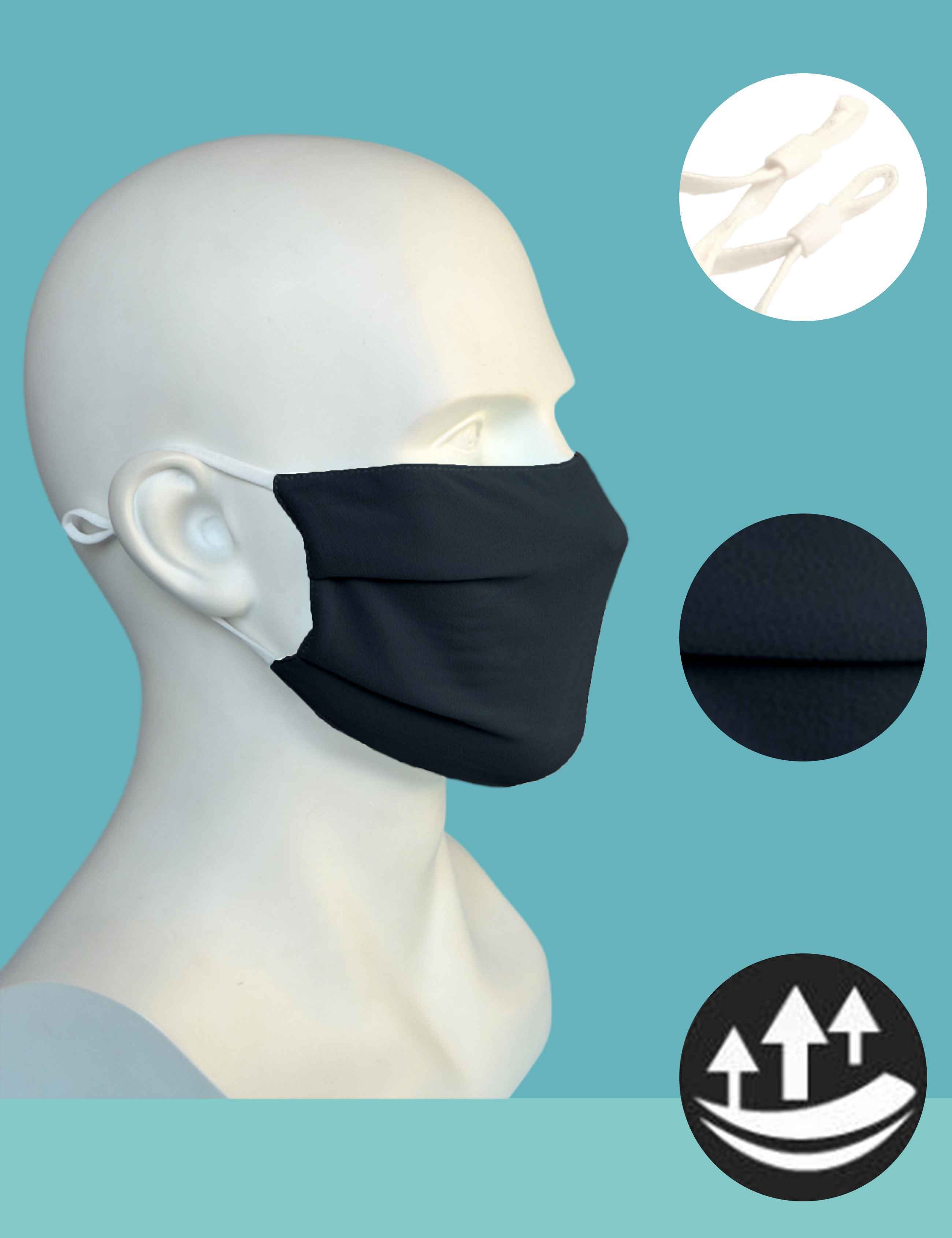 Schützen Sie sich und Andere, mit den bequemen Masken von RAIKOU(3 Stück)
