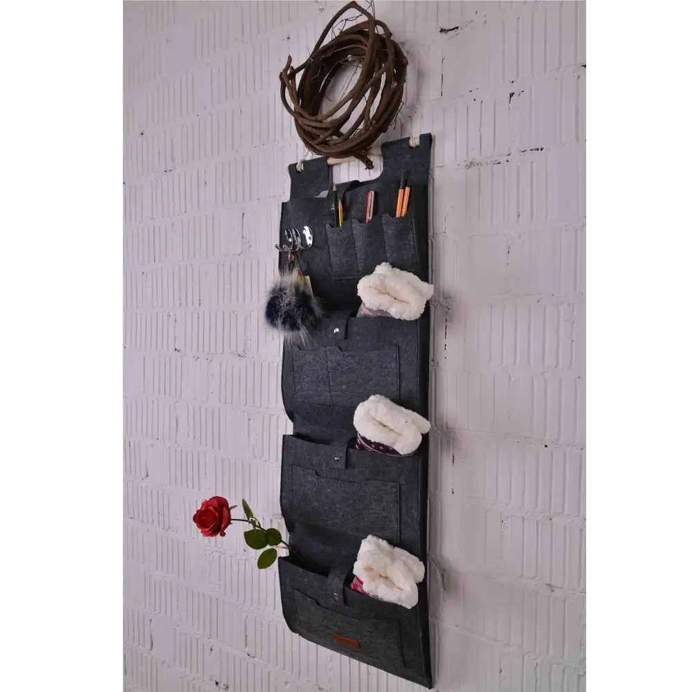 Hängeorganzier für Tür und Wand, Home-Organizer zum Aufhängen, Wandtasche, Untensilientasche, Hängende Aufbewahrungstasche für Garderobe, Ba