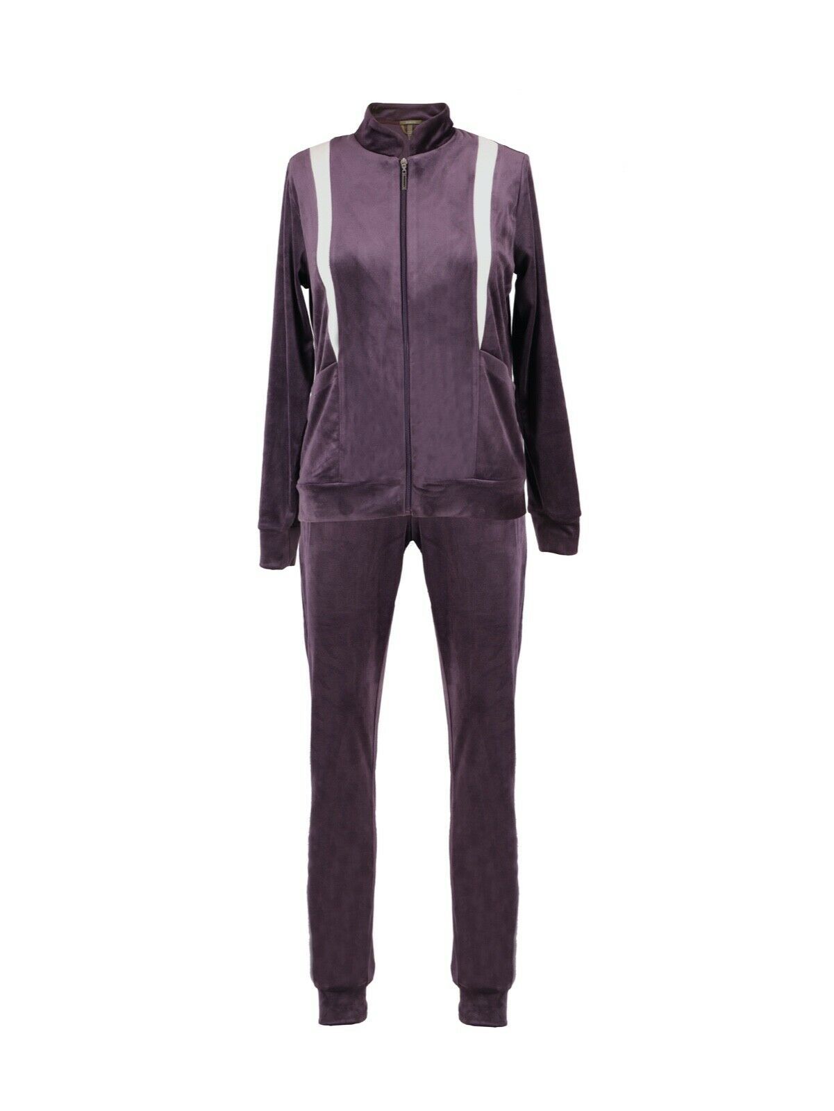 RAIKOU Damen Hausanzug Trainingsanzug Velours Nicki Freizeitanzug Trainingsanzug Jogginganzug Schlafanzug mit Reißverschluss ,Freizeit Zweiteilige Set Oberteil und Hose