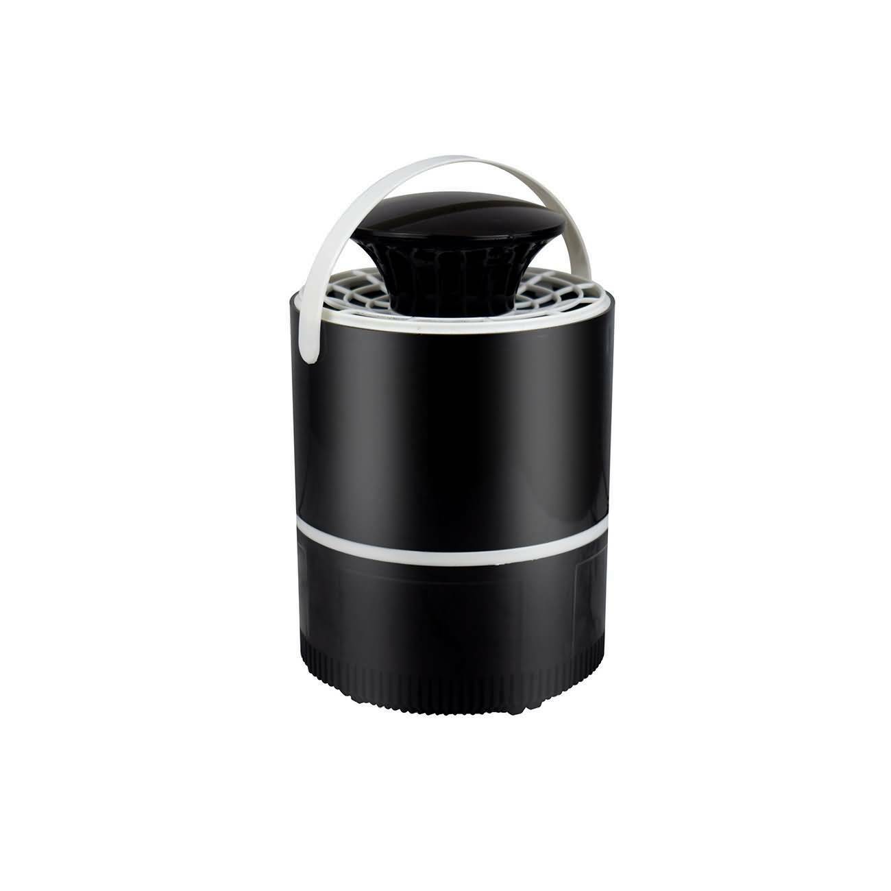 Maity Mückenlampe, elektrisch UV-LED Insektenlampe, USB Ladung, Ungiftig, geeignet für Innen und Außeneinsatz, Mückenfalle durch Licht und Ventilation, Super leise (M/S-A19102,Schwarz)(2 Stück)