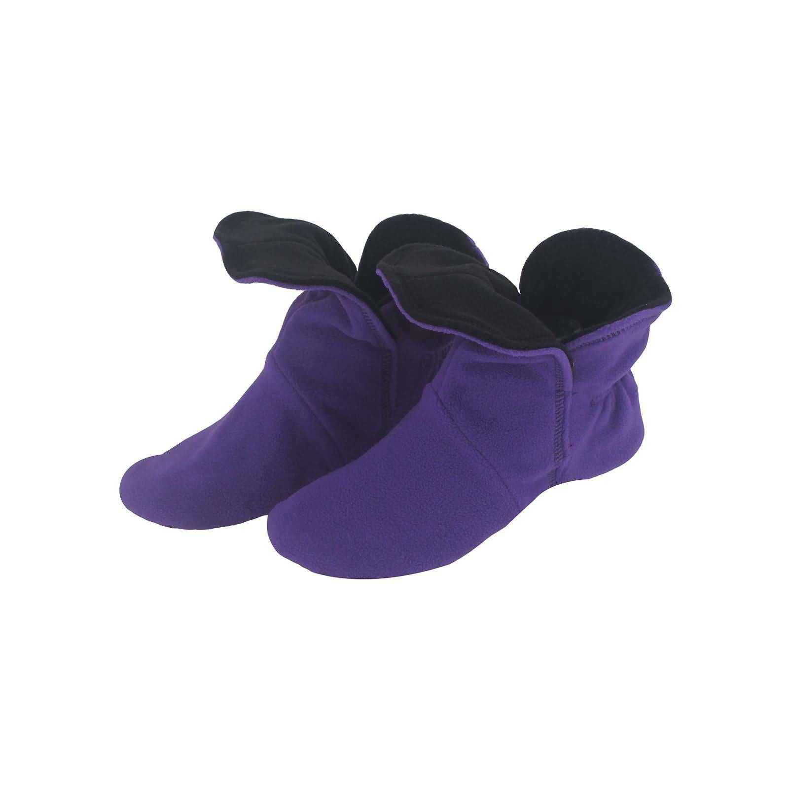 RAIKOU Klassische Hausschuhe für Damen, Herren aus Micro Fleece mit ABS und Rutschfester Sohle, Super Flauschige Hüttenschuche  in schönen kontrastreichen Farben