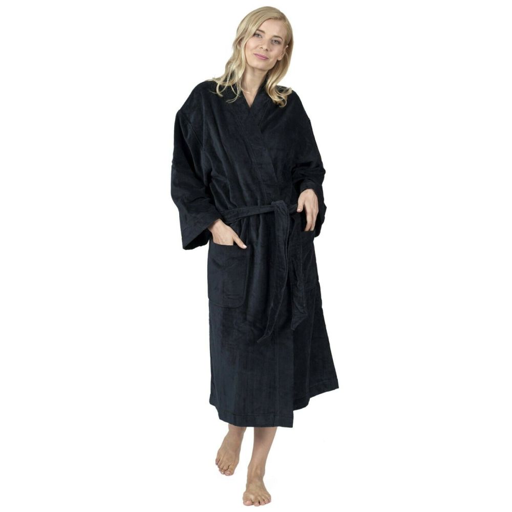 DESEN Bademantel Herren 100% Baumwolle Morgenmantel aus Baumwollfrottee mit Gürtel - Saunamantel, Weich, Saugfähig und Bequem Hausmantel