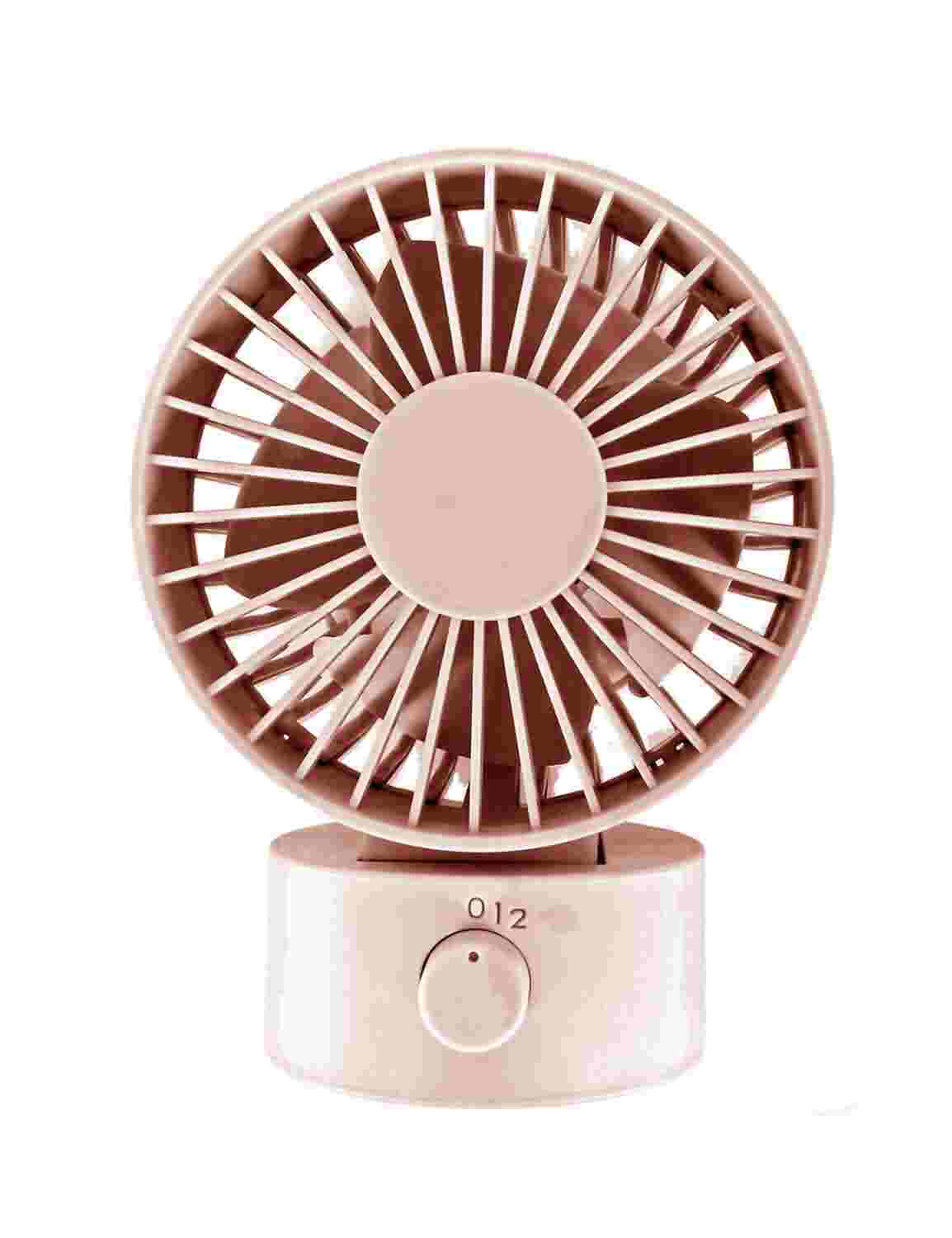 RAIKOU Mini USB Turbo Ventilator Tischventilator USB Geräuscharmer Desk Fan Büro desktop Lüfter Neigbar, Mit An/Ausschalter