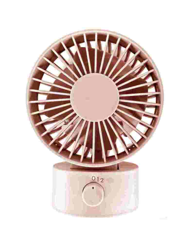 RAIKOU Mini USB Turbo Ventilator Tischventilator USB Geräuscharmer Desk Fan Büro desktop Lüfter Neigbar, Mit An/Ausschalter