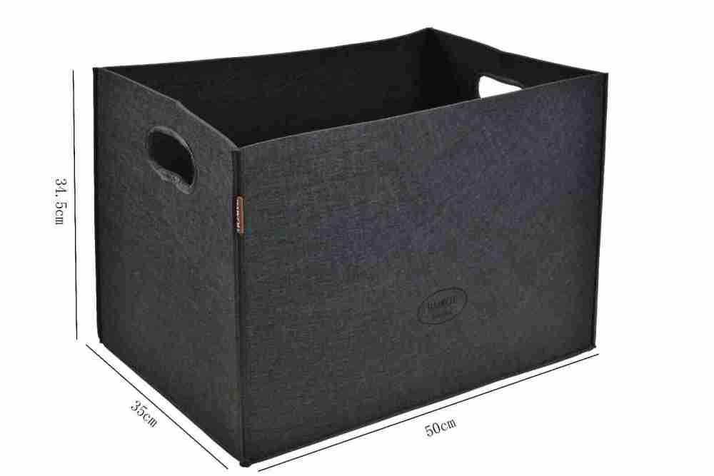 RAIKOU Aufbewahrungskorb langlebiger faltbarer Regalkorb Filz Box Filztasche CD
