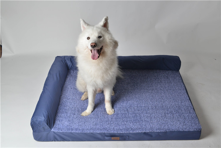 RAIKOU Weiches Hundebett mit entnehmbarem Polster, gepolstertes waschbares Haustierbett Hundekissen Hundesofa Hundekorb