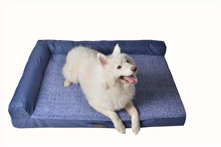 RAIKOU Weiches Hundebett mit entnehmbarem Polster, gepolstertes waschbares Haustierbett Hundekissen Hundesofa Hundekorb