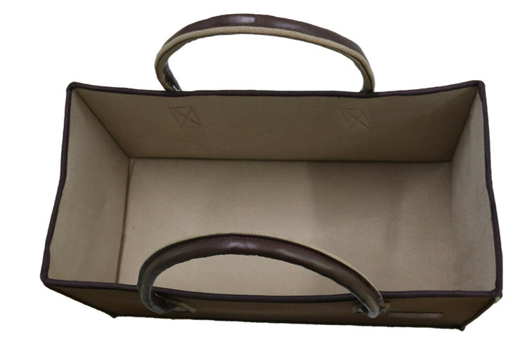 DESEN Premium Filztasche – als Hochwertige Einkaufstasche, Stoff-Shopper-Bag, Henkeltasche, Einkaufskorb, zur Aufbewahrung von Kaminholztasche