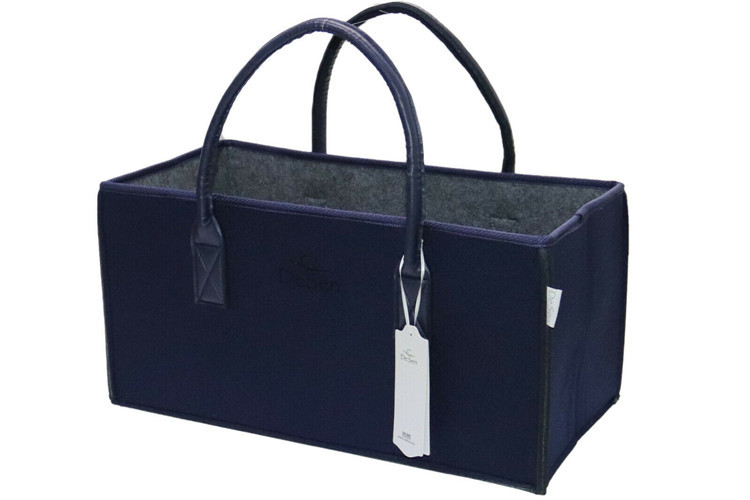 DESEN Premium Filztasche – als Hochwertige Einkaufstasche, Stoff-Shopper-Bag, Henkeltasche, Einkaufskorb, zur Aufbewahrung von Kaminholztasche