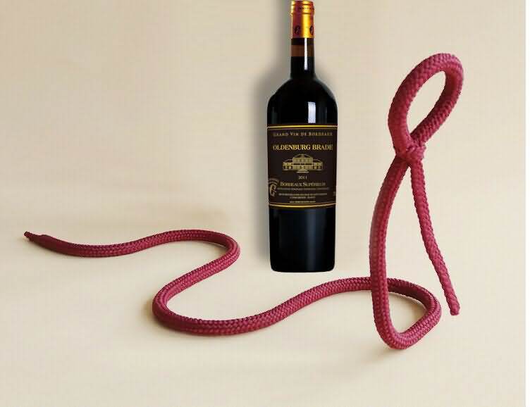 RAIKOU Magic Wein Seil Weinflaschenhalter Weinregal Rack Stand Holder