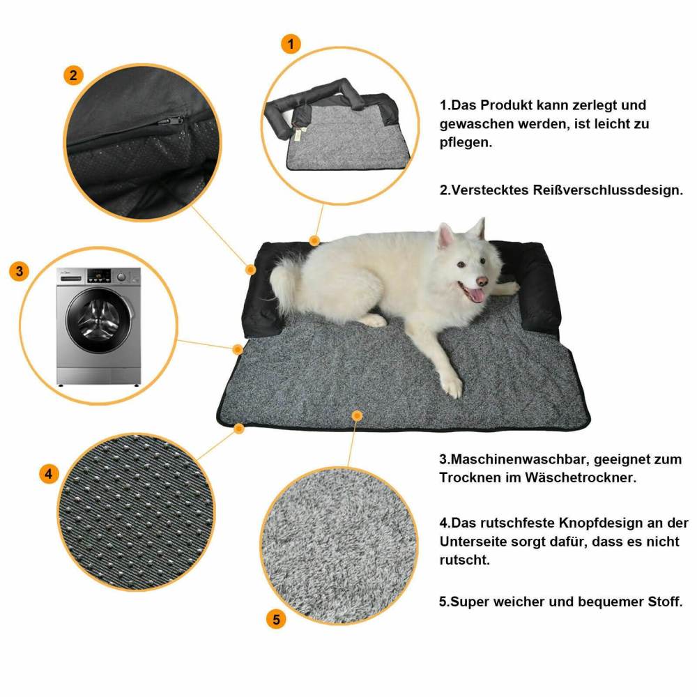 Raikou Hundebett Hundekissen Hundekorb Hundesofa Hundedecke Katzenbett Tierbett