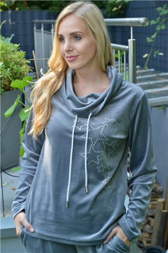 RAIKOU Damen Hausanzug Freizeitanzug Fitnessanzug Trainingsanzug Schlafanzug
