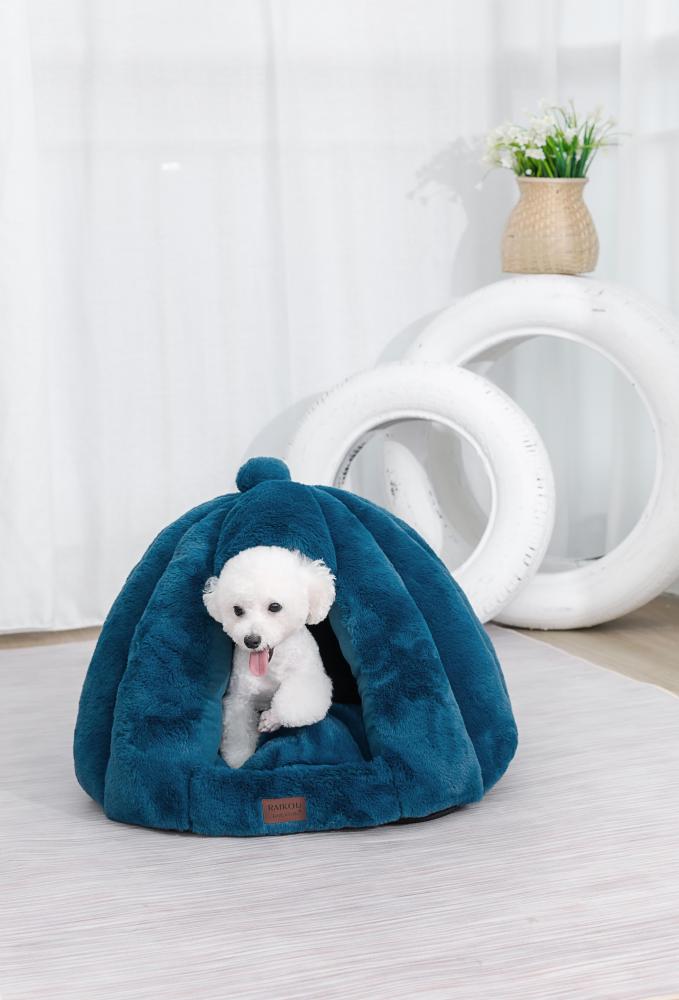 RAIKOU warm kuschelig Haustierhaus Hundehöhle Hundebett, Katzenhöhle, Katzenhaus, Haustier Nest für Katze Hunde Kaninchen für Kleine Katzen und Hunde