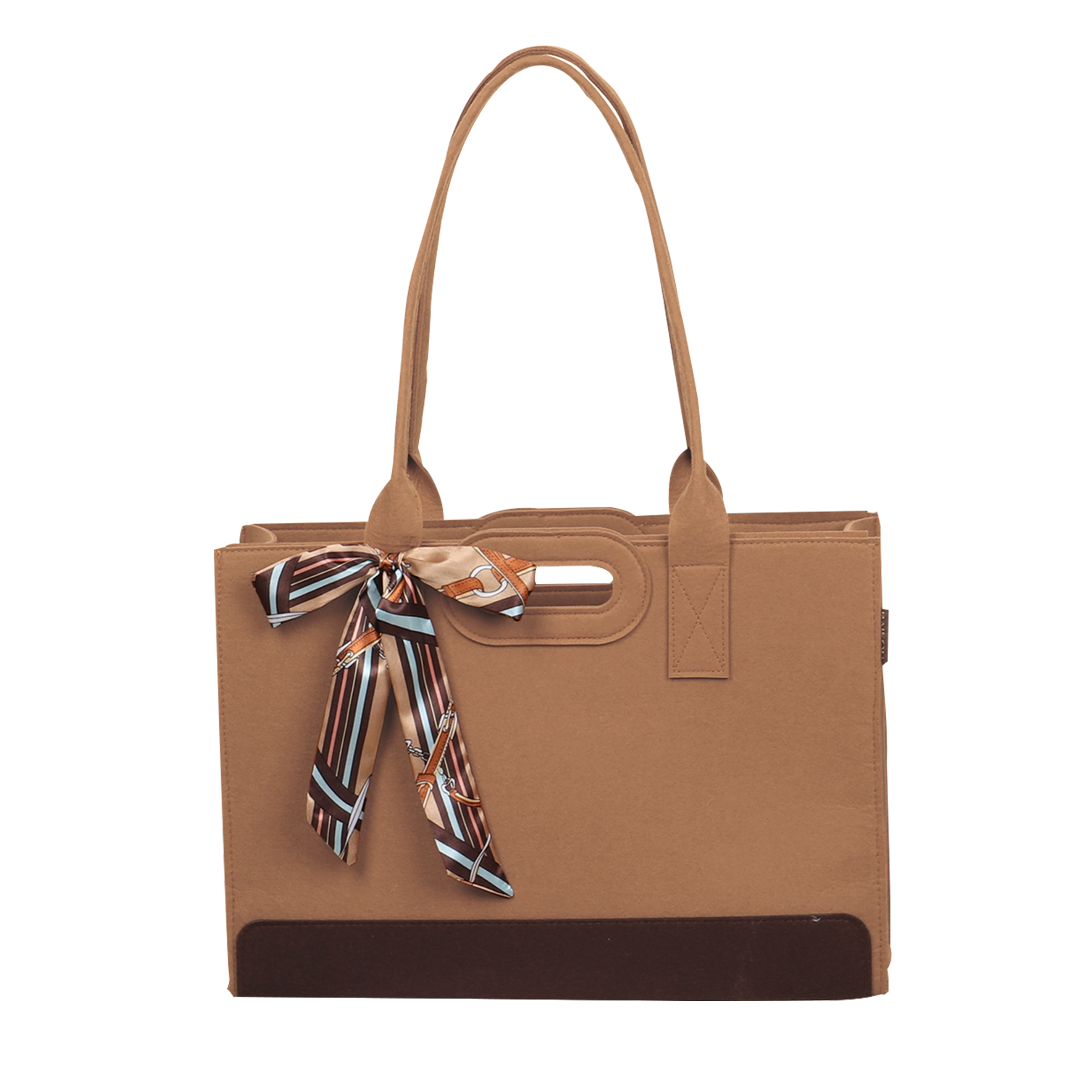 Die Neue RAIKOU KULT Filz-Tasche mit abnehmbarer Innentasche, Hochwertige Einkaufstasche, Strandtasche，Badetasche, Henkeltasche，Zeitungskorb, Filzkorb, Einkaufskorb, Kaminholztasche, auch für Garten Picknick Strand oder zur Spielzeug Aufbewahrung