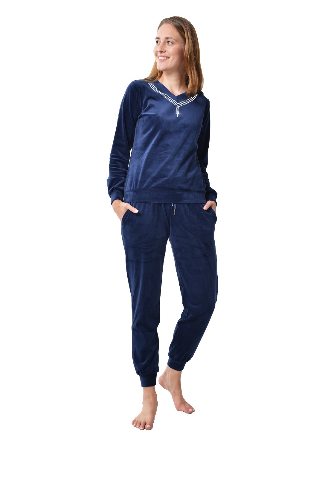 RAIKOU Damen Velours Nicki Hausanzug Freizeitanzug Fitnessanzug Trainingsanzug Jogginganzug Schlafanzug Nicki-Anzug
