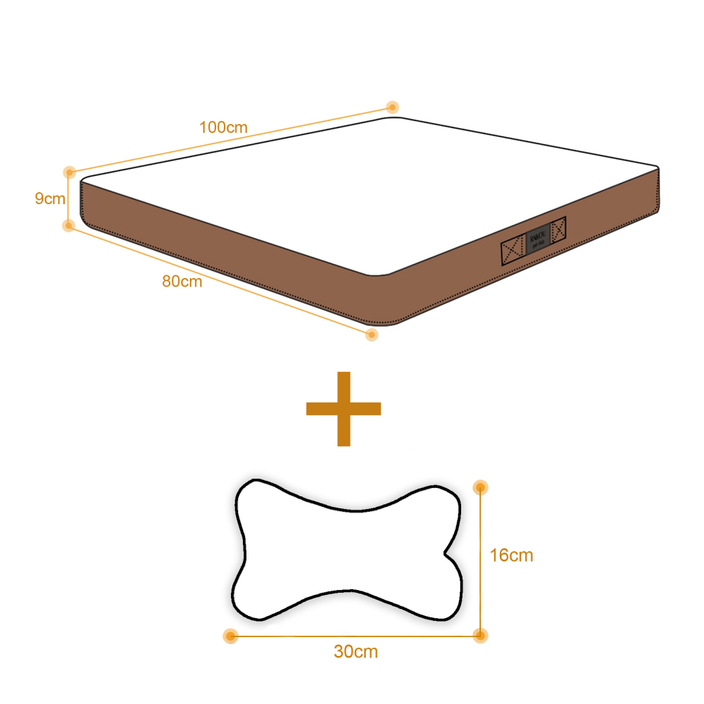 Haustierbett, Bett für Hunde und Katzen, super weich , transportabel