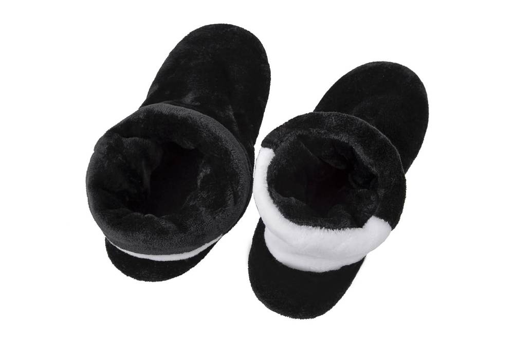 RAIKOU Cosy Shoe Hausschuhe-Pantoffel Stiefel für Damen, Herren aus Micro Flausch mit ABS und Rutschfester Sohle, Super Flauschige