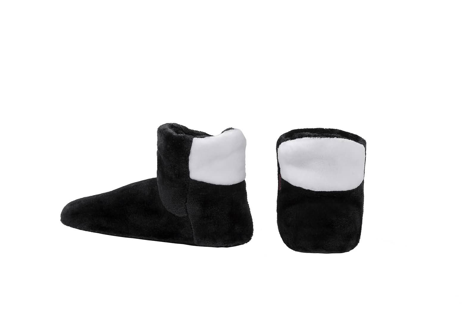 RAIKOU Cosy Shoe Hausschuhe-Pantoffel Stiefel für Damen, Herren aus Micro Flausch mit ABS und Rutschfester Sohle, Super Flauschige