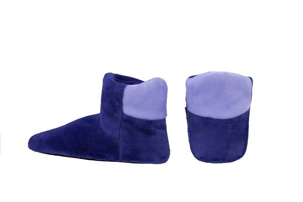 RAIKOU Cosy Shoe Hausschuhe-Pantoffel Stiefel für Damen, Herren aus Micro Flausch mit ABS und Rutschfester Sohle, Super Flauschige