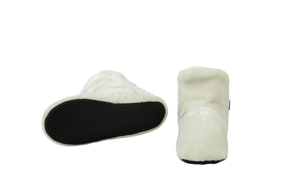 RAIKOU Cosy Shoe Hausschuhe-Pantoffel Stiefel für Damen, Herren aus Micro Flausch mit ABS und Rutschfester Sohle, Super Flauschige