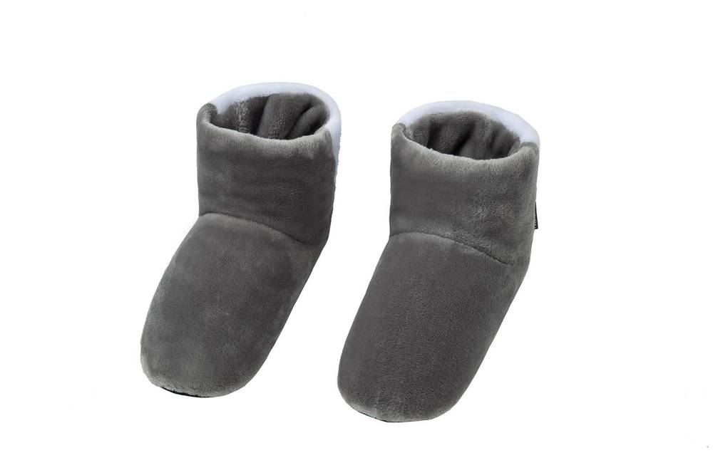 RAIKOU Cosy Shoe Hausschuhe-Pantoffel Stiefel für Damen, Herren aus Micro Flausch mit ABS und Rutschfester Sohle, Super Flauschige