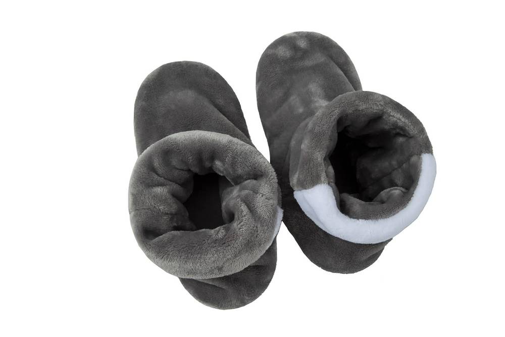 RAIKOU Cosy Shoe Hausschuhe-Pantoffel Stiefel für Damen, Herren aus Micro Flausch mit ABS und Rutschfester Sohle, Super Flauschige