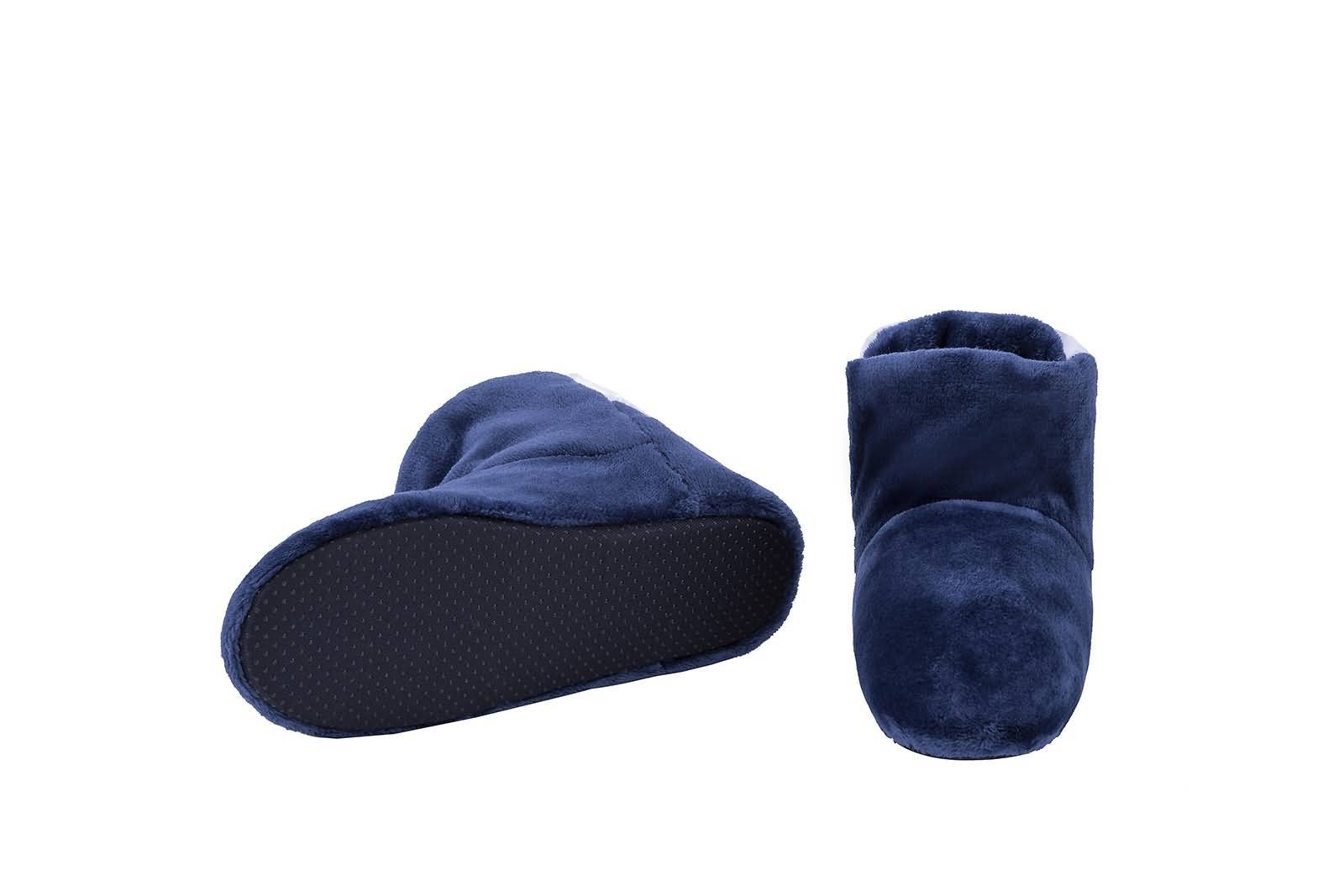 RAIKOU Cosy Shoe Hausschuhe-Pantoffel Stiefel für Damen, Herren aus Micro Flausch mit ABS und Rutschfester Sohle, Super Flauschige