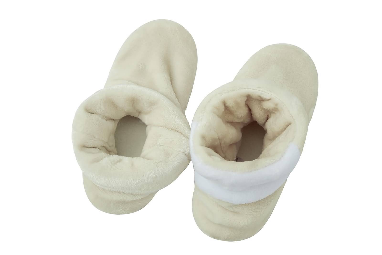 RAIKOU Cosy Shoe Hausschuhe-Pantoffel Stiefel für Damen, Herren aus Micro Flausch mit ABS und Rutschfester Sohle, Super Flauschige
