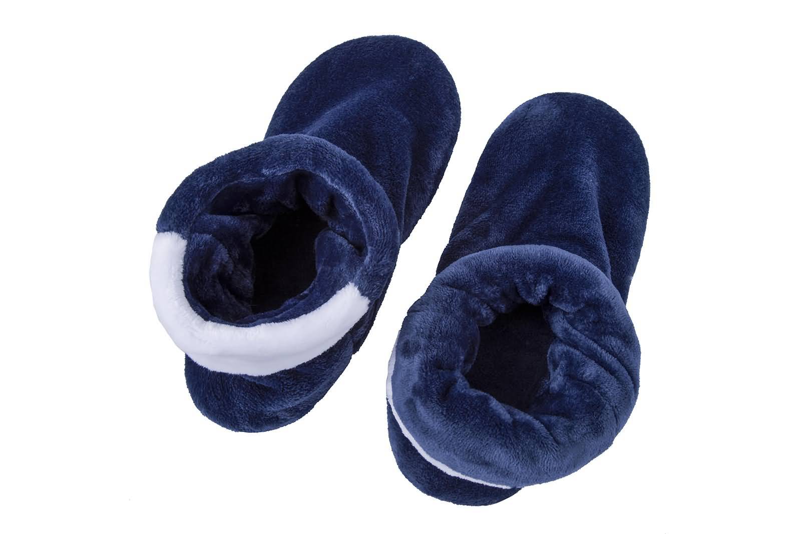 RAIKOU Cosy Shoe Hausschuhe-Pantoffel Stiefel für Damen, Herren aus Micro Flausch mit ABS und Rutschfester Sohle, Super Flauschige