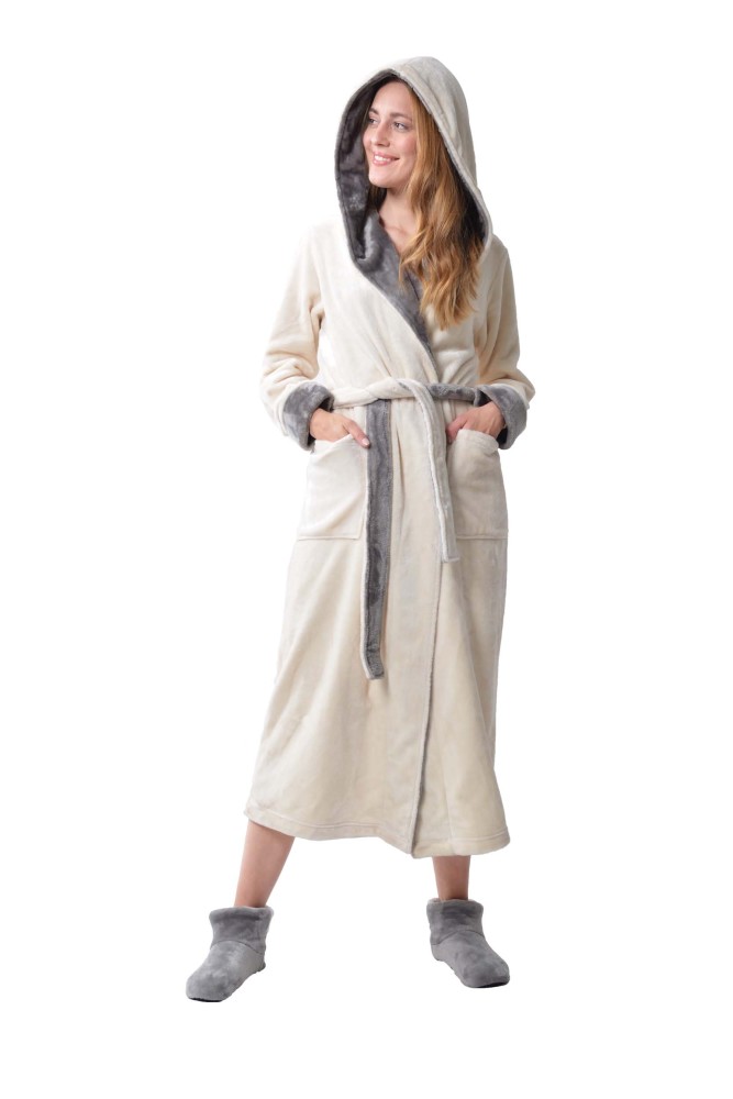 RAIKOU Cosy Shoe Hausschuhe-Pantoffel Stiefel für Damen, Herren aus Micro Flausch mit ABS und Rutschfester Sohle, Super Flauschige