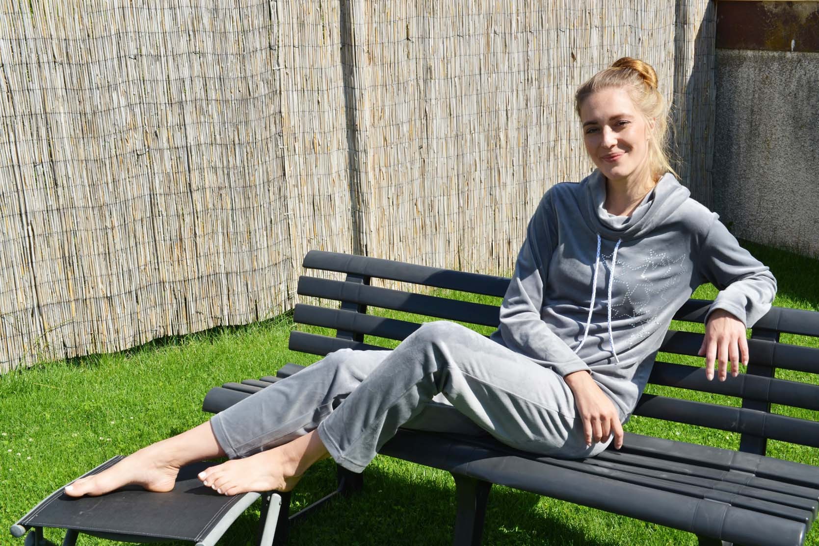 RAIKOU Damen Hausanzug Freizeitanzug Fitnessanzug Trainingsanzug Schlafanzug