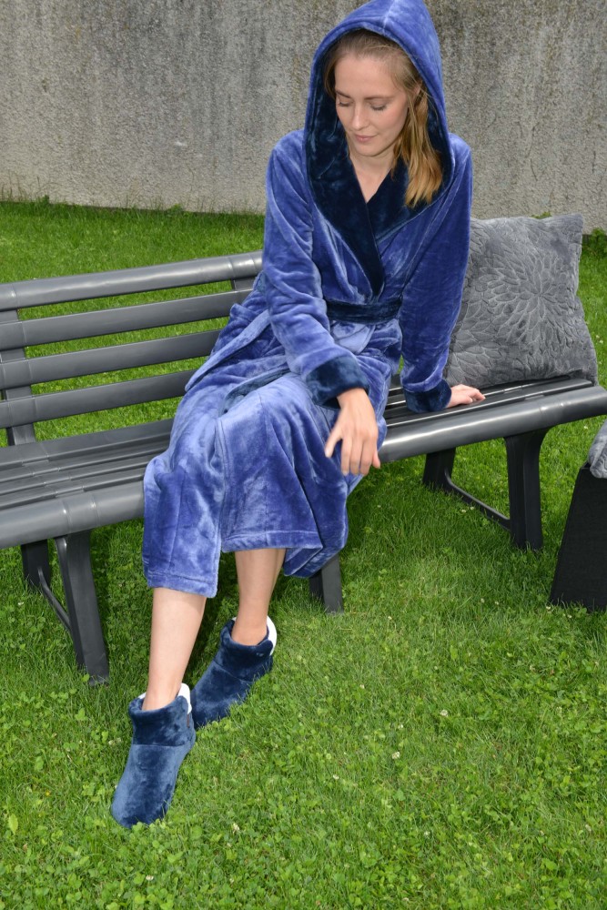 RAIKOU Cosy Shoe Hausschuhe-Pantoffel Stiefel für Damen, Herren aus Micro Flausch mit ABS und Rutschfester Sohle, Super Flauschige