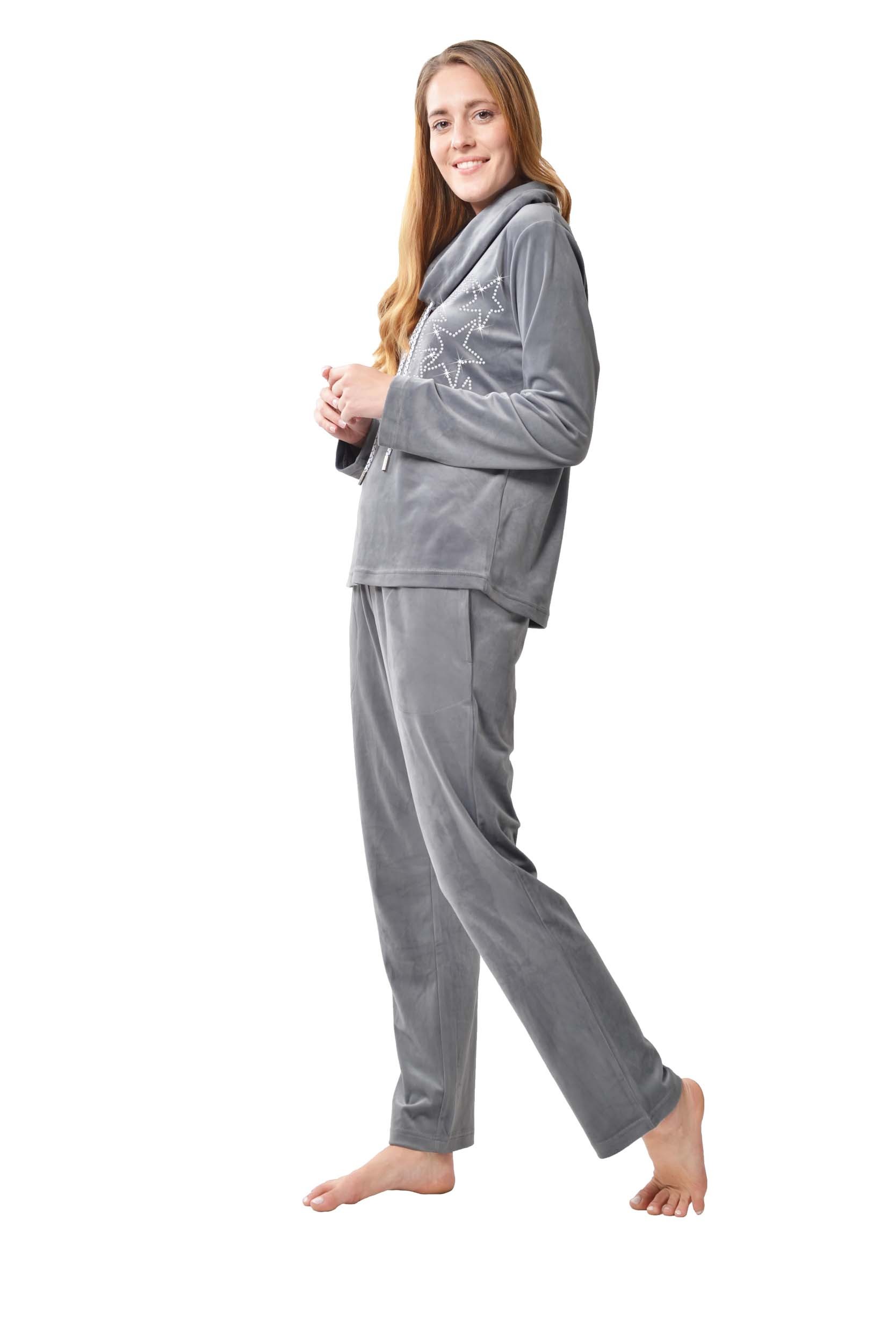 RAIKOU Damen Hausanzug Freizeitanzug Fitnessanzug Trainingsanzug Schlafanzug