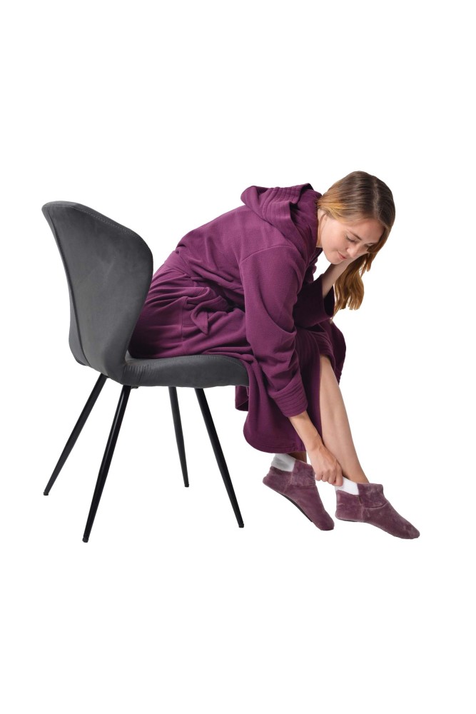 RAIKOU Cosy Shoe Hausschuhe-Pantoffel Stiefel für Damen, Herren aus Micro Flausch mit ABS und Rutschfester Sohle, Super Flauschige