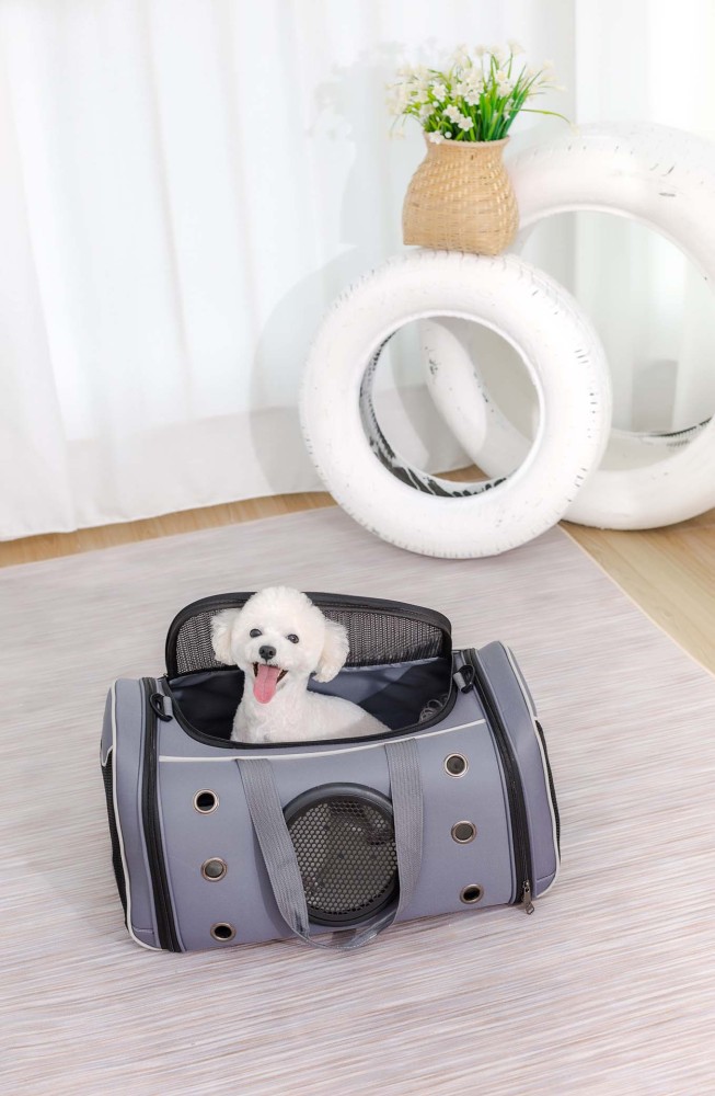 Haustiertasche Tragetasche Haustier transparente Raumkapsel-Tasche Hundekäfig atmungsaktive Umhängetransporttasche für Katzen und Hunde