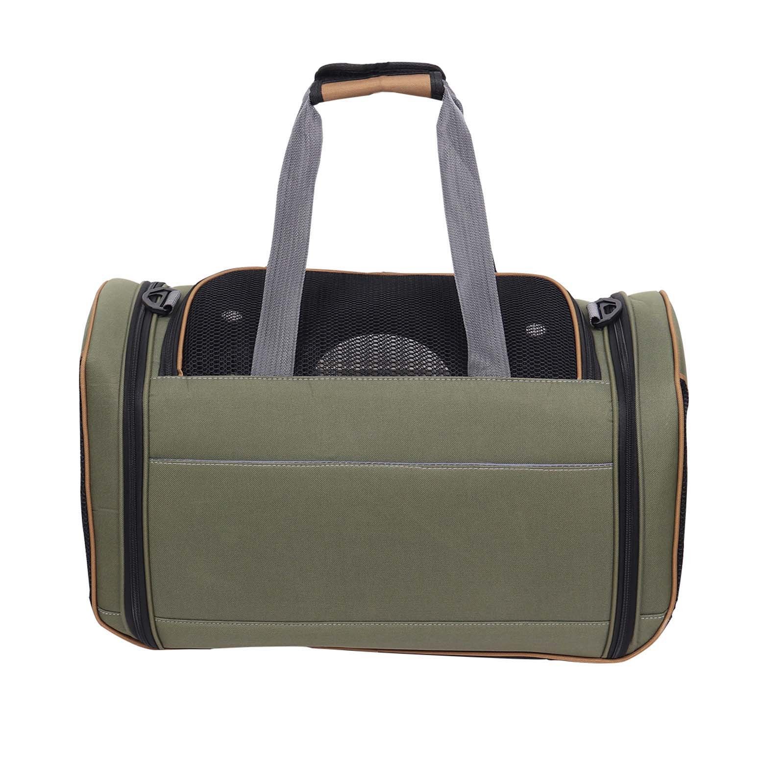 Haustiertasche Tragetasche Haustier transparente Raumkapsel-Tasche Hundekäfig atmungsaktive Umhängetransporttasche für Katzen und Hunde